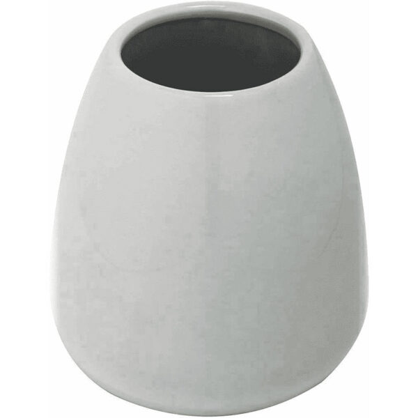 Porta Spazzolini ceramica metaform da appoggio Serie Gilda Bianco