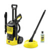 Idropulitrice Karcher K4 Black Home 130bar 420L/h con lance patio e detergente