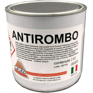 Antirombo vernice per sottoscocca 2L plastico insonorizzante LaSav 18005