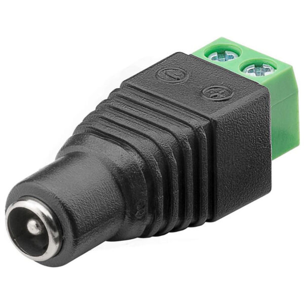 Adattatore morsetto goobay 2 pin presa dc (5,50*2,10 mm)