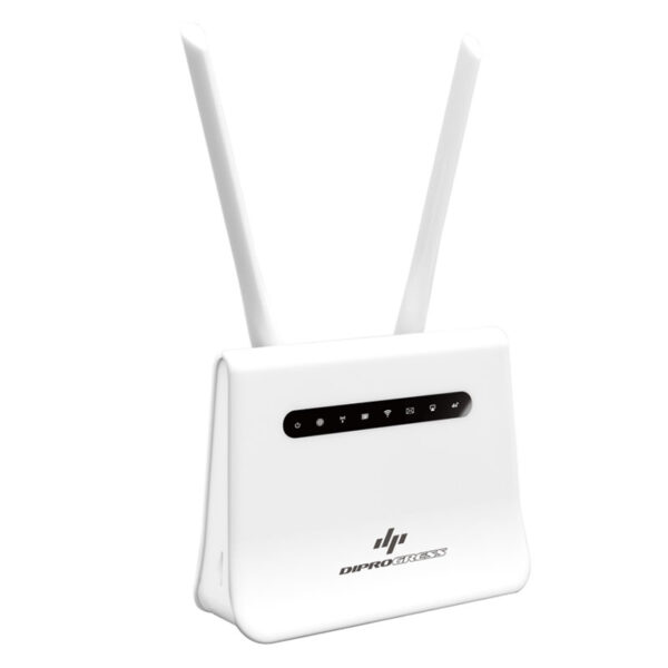 Router 4g lte Wifi Diprogress 2 antenne N300 bianco DPWR4G01