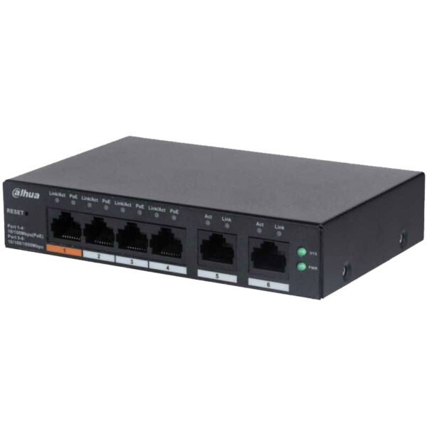 Switch Cloud Dahua CS4006-4ET-60 6 porte totali Gestito