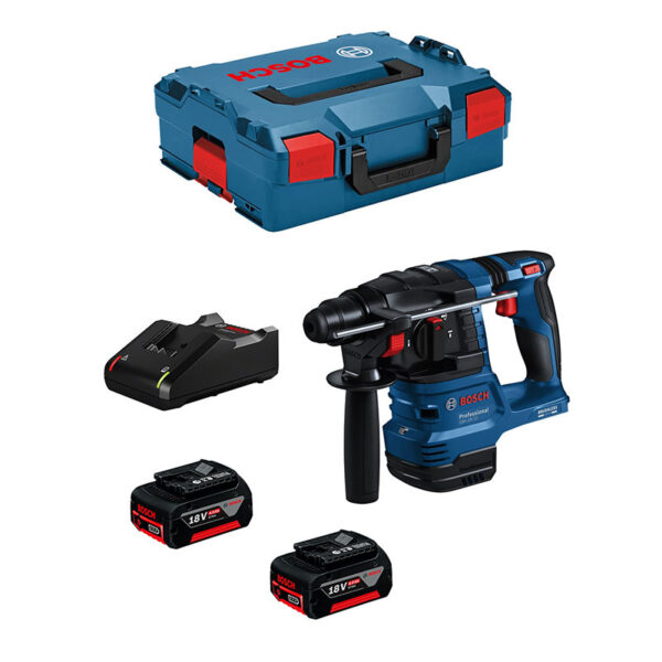 Martello perforatore gbh 18v-22 Bosch 2 batterie, caricabatteria, valigetta