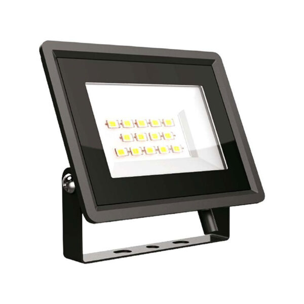 V-TAC Faro LED SMD 10W F-Series con Driver IC Integrato Colore Nero 4000K IP65